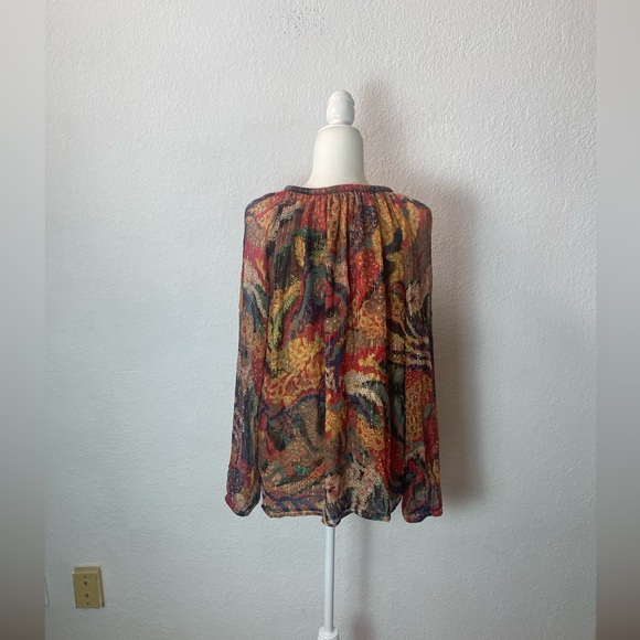 A.L.C Dana Silk-Blend blouse size 12 - Picture 4 of 9